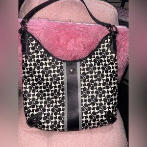 Coach Chelsea stripe Heritage Hobo